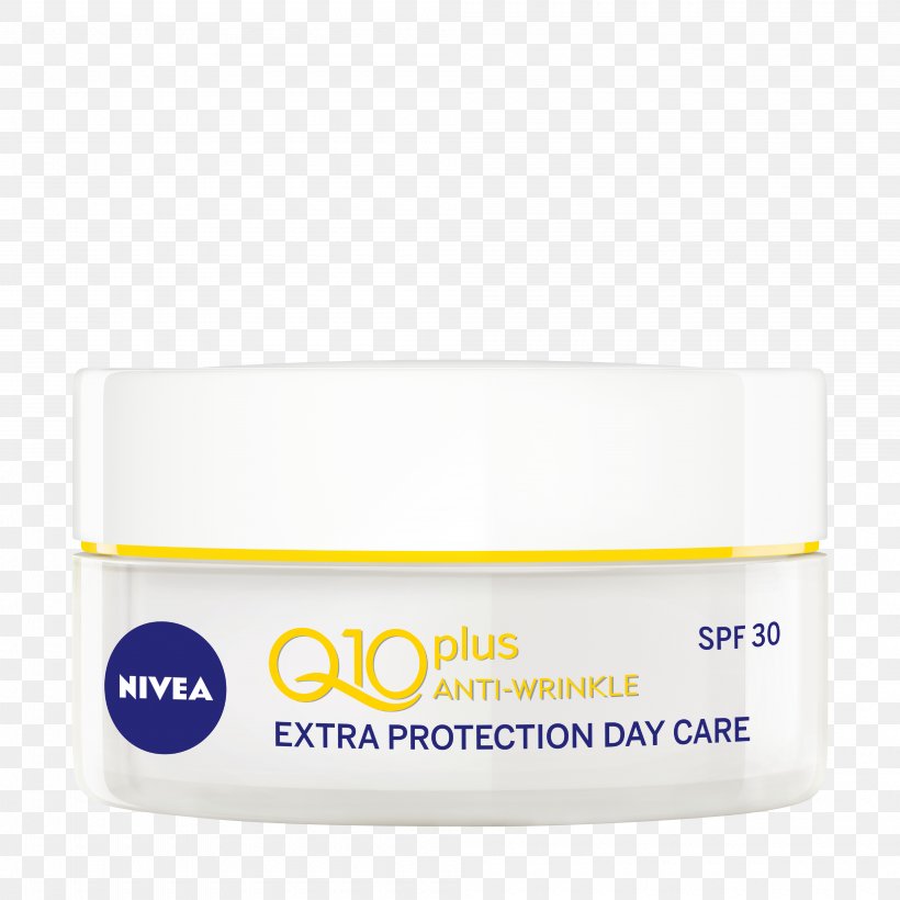 NIVEA Q10 Plus Anti-Wrinkle Day Cream Moisturizer Face, PNG, 4000x4000px, Cream, Antiaging Cream, Coenzyme Q10, Face, Facial Download Free