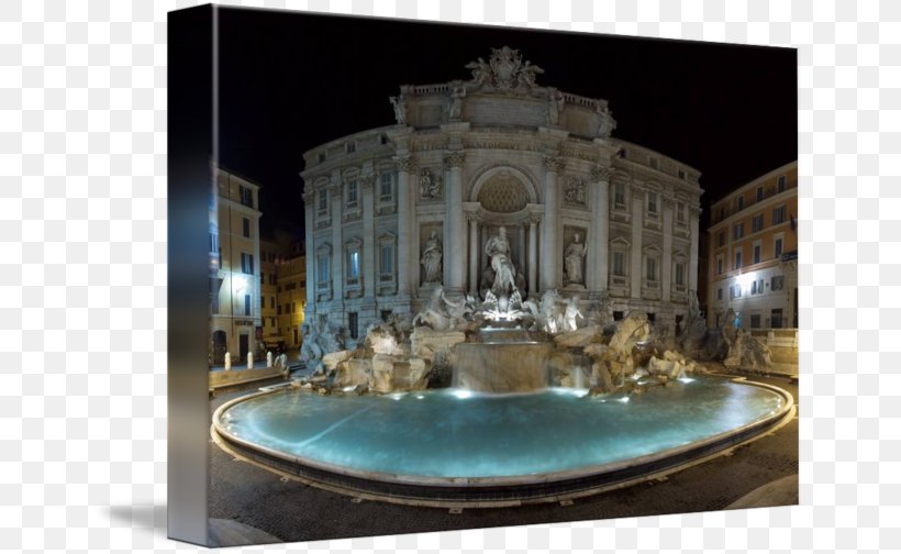 Trevi Fountain Gallery Wrap Canvas Art, PNG, 650x504px, Trevi Fountain, Art, Canvas, Fountain, Gallery Wrap Download Free