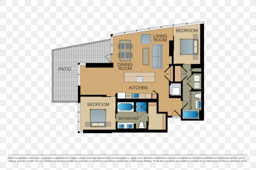 Essex Skyline Apartments Floor Plan Mac Arthur Place