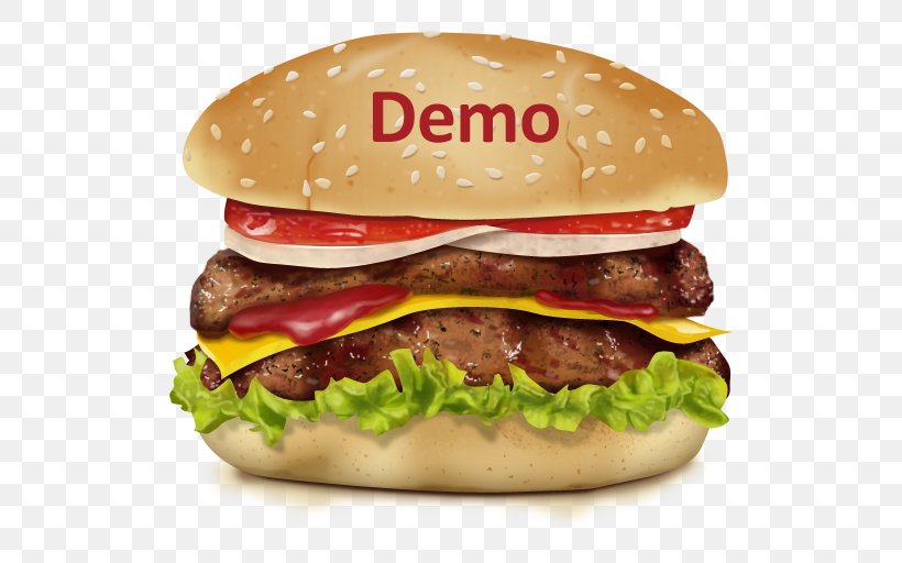 Hamburger Fast Food Cheeseburger, PNG, 512x512px, Hamburger, American Food, Beef, Blt, Breakfast Sandwich Download Free