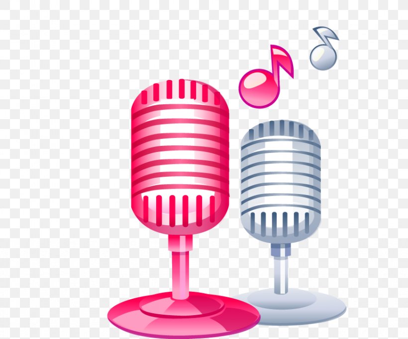 Microphone, PNG, 870x725px, Watercolor, Cartoon, Flower, Frame, Heart Download Free