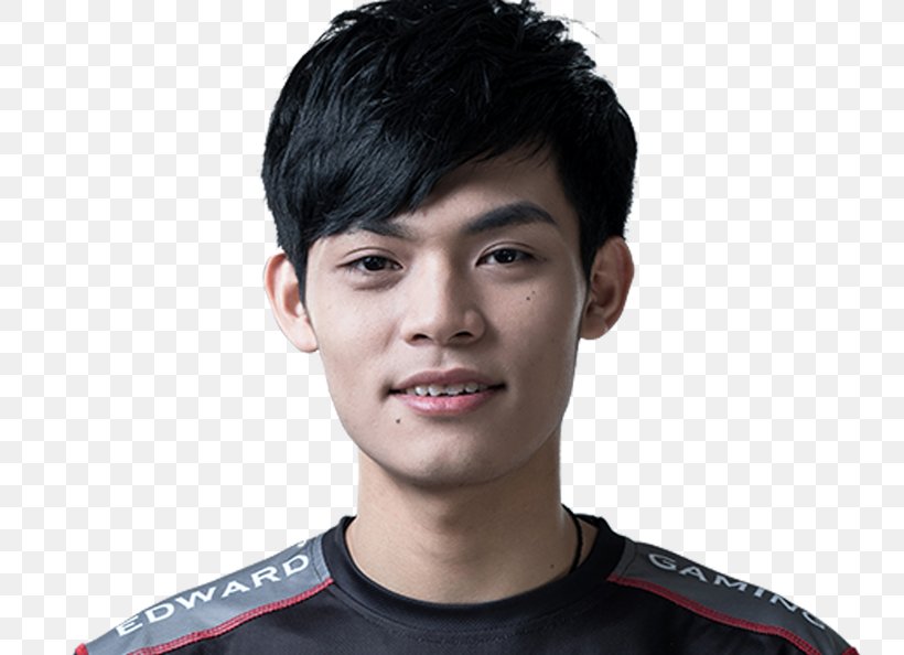 2017 League Of Legends World Championship Edward Gaming Tencent League Of Legends Pro League Royal Never Give Up, PNG, 750x594px, Edward Gaming, Black Hair, Chin, Electronic Sports, Forehead Download Free