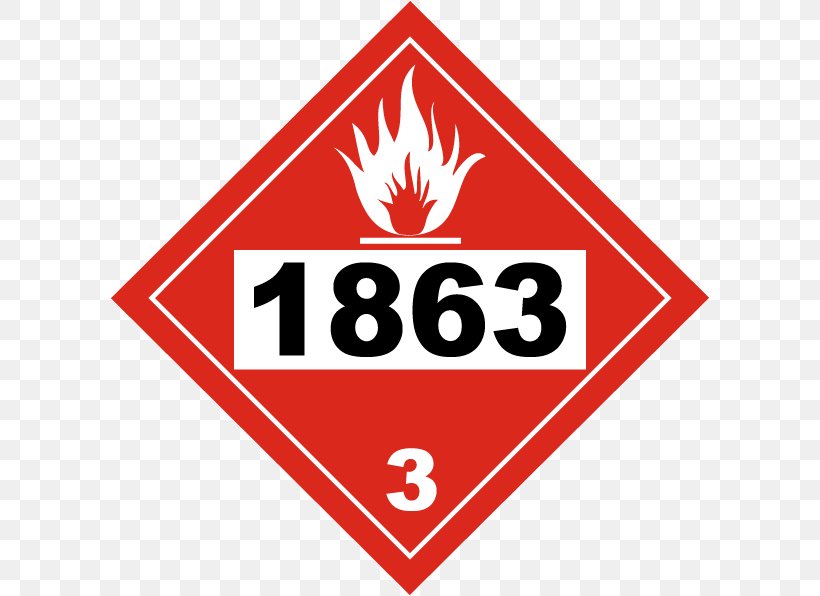 Placard HAZMAT Class 3 Flammable Liquids Dangerous Goods UN Number, PNG, 600x596px, Placard, Area, Brand, Combustibility And Flammability, Dangerous Goods Download Free