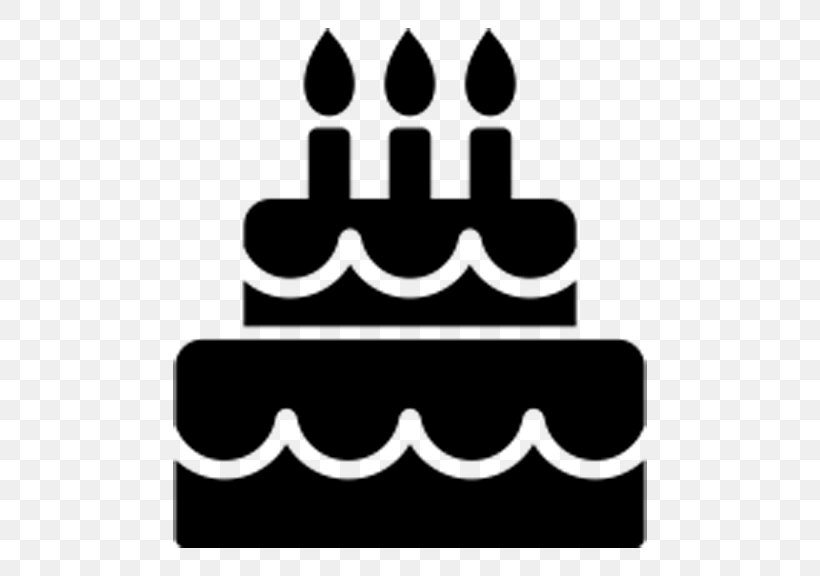 Birthday Cake Wedding Cake Party, PNG, 576x576px, Birthday Cake, Birthday, Black, Black And White, Cake Download Free