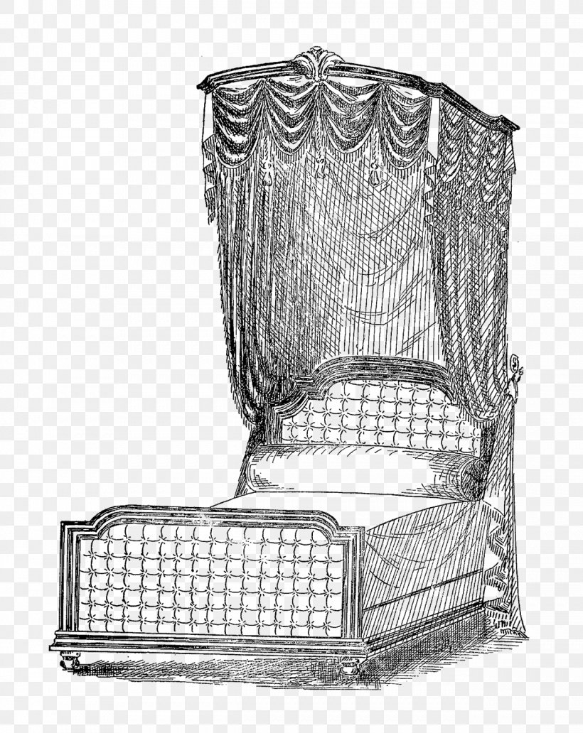 Furniture Vintage Bedroom Canopy Bed, PNG, 1271x1600px, Furniture, Bed, Bed Frame, Bedroom, Black And White Download Free