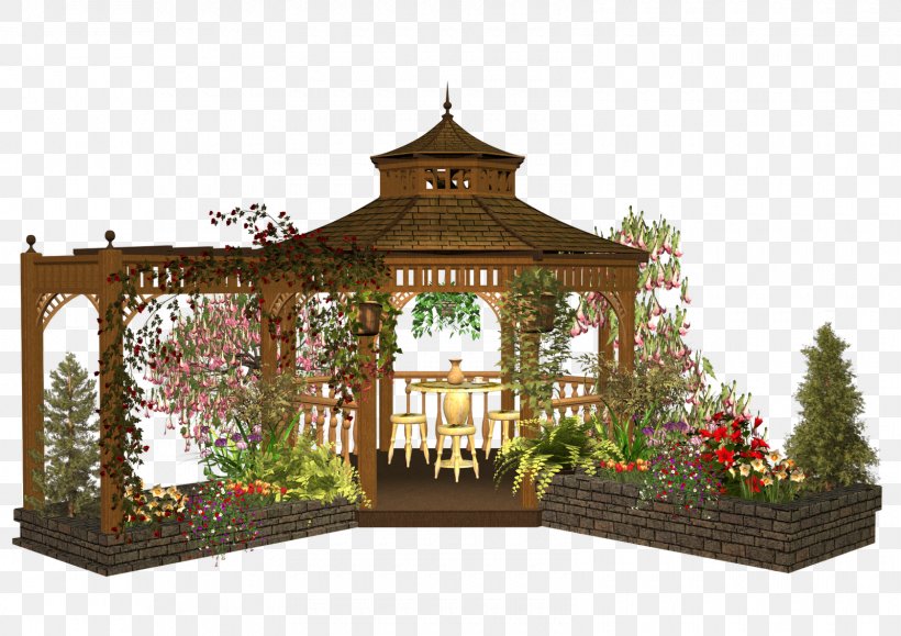 Gazebo Garden Pergola Clip Art, PNG, 1600x1131px, Gazebo, Canopy, Deck, Facade, Fence Download Free
