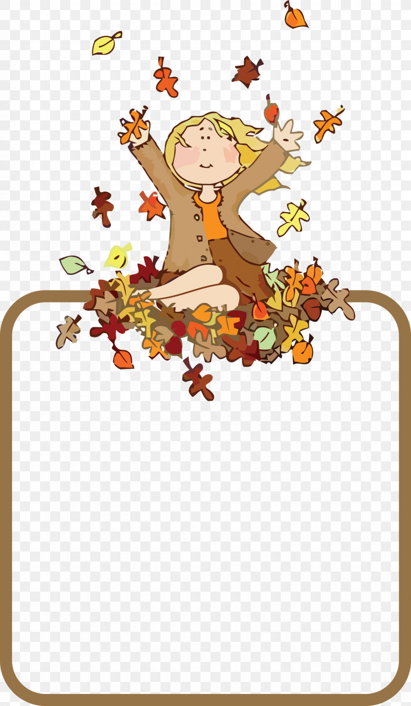 Thanksgiving Frame Fall Frame Autumn Frame, PNG, 1746x3000px, Thanksgiving Frame, Autumn, Autumn Frame, Autumn Leaf Color, Cartoon Download Free