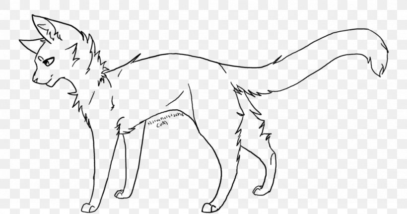 warrior cat lineart kasarawolf