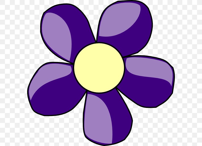 Flower Purple Clip Art, PNG, 600x594px, Flower, Area, Artwork, Blue, Color Download Free