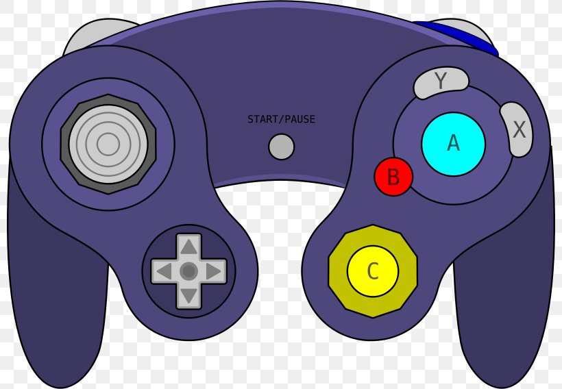 GameCube Controller Joystick PlayStation 3 Clip Art, PNG, 800x568px, Gamecube, All Xbox Accessory, Electronic Device, Game Controller, Gamecube Controller Download Free