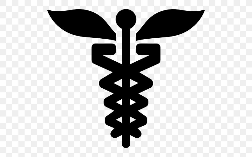 Hospital Medicine Staff Of Hermes Clip Art, PNG, 512x512px, Hospital, Black And White, Health, Health Care, Leaf Download Free