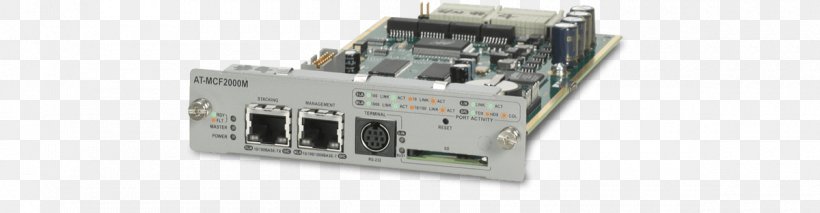 Network Cards & Adapters Allied Telesis AT-MCF2000M Passive Circuit Component Management RS-232, PNG, 1200x312px, Network Cards Adapters, Adapter, Business Administration, Circuit Component, Computer Download Free