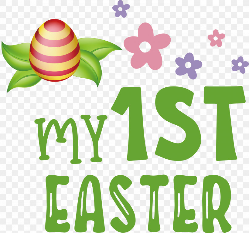Happy Easter Day My 1st Easter, PNG, 3000x2812px, Happy Easter Day, Flower, Logo, M, Meter Download Free