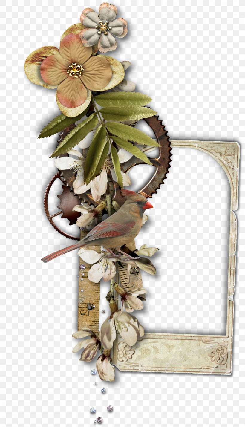 Digital Scrapbooking Picture Frames Paper Clip Art, PNG, 2025x3529px, Scrapbooking, Bird, Digital Scrapbooking, Floral Design, Flower Download Free