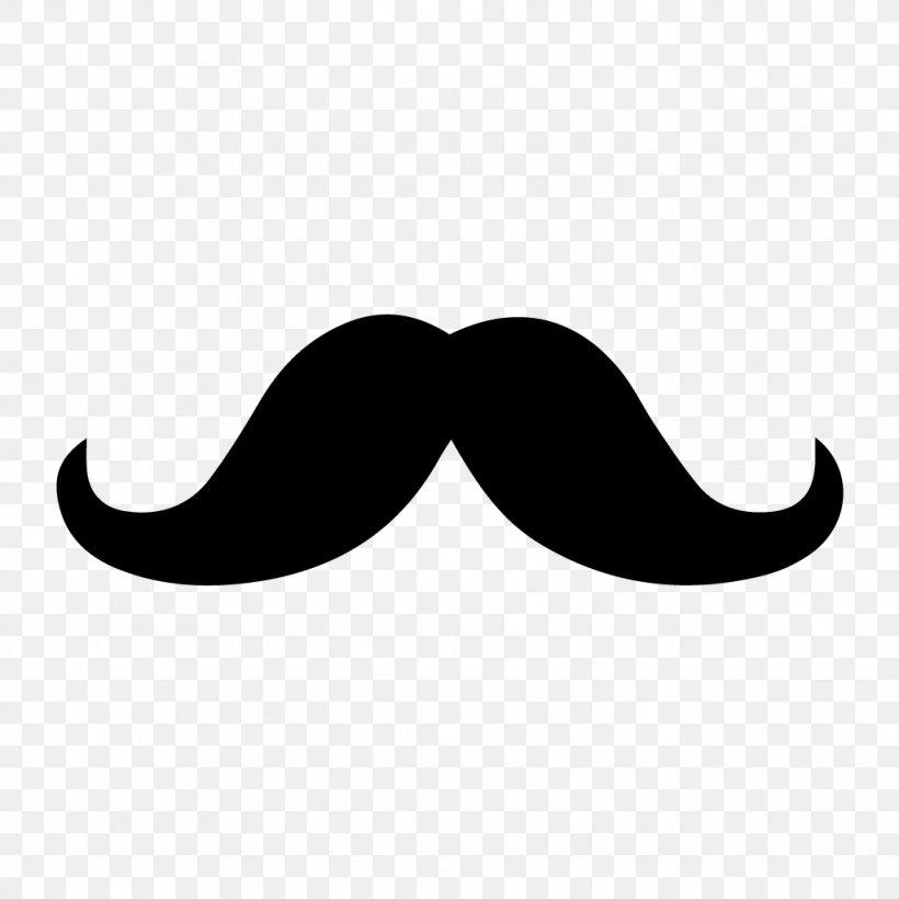 Mustache, PNG, 1024x1024px, Moustache, Beard, Black, Black And White, Hair Download Free