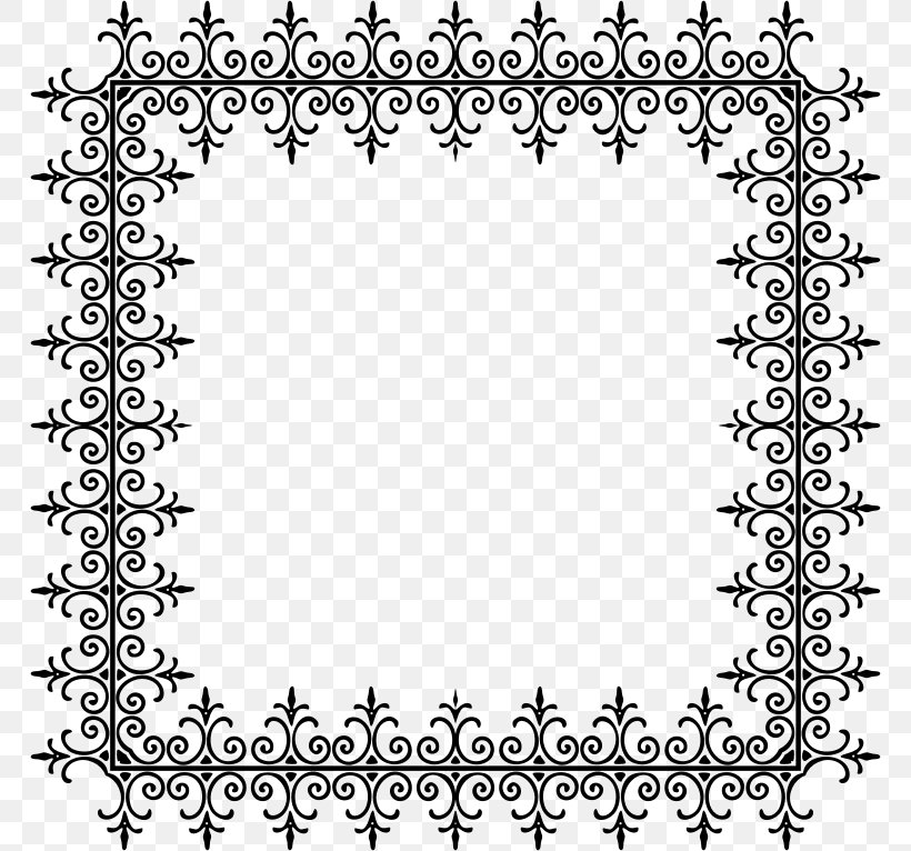 Picture Frames Decorative Arts Visual Arts Clip Art, PNG, 766x766px, Picture Frames, Area, Art, Art Museum, Black Download Free