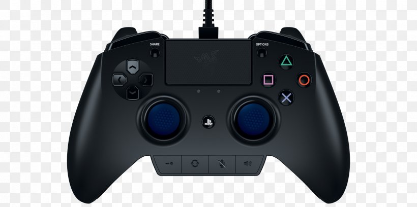 PlayStation 4 Razer Raiju Game Controllers Razer Inc., PNG, 1800x897px, Playstation, All Xbox Accessory, Computer Component, Dualshock, Electronic Device Download Free