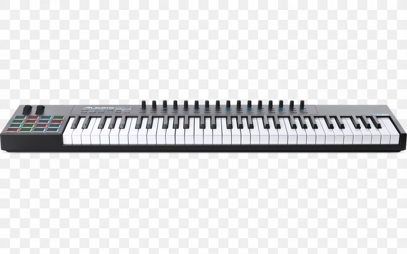 Computer Keyboard Alesis Advanced USB MIDI Keyboard Controller Musical Keyboard, PNG, 3000x1875px, Watercolor, Cartoon, Flower, Frame, Heart Download Free