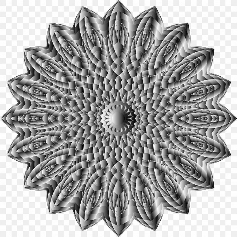 Image Mandala Grayscale Desktop Wallpaper, PNG, 2322x2322px, Mandala, Black And White, Drawing, Flower, Grayscale Download Free