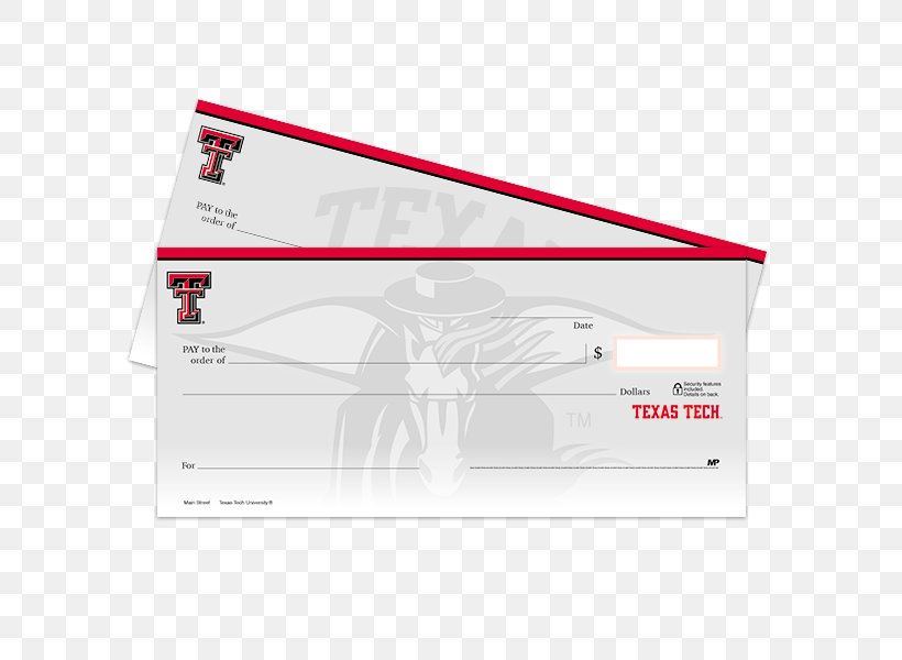 Paper Texas Tech Red Raiders Football Texas Tech University, PNG, 600x600px, Paper, Brand, Diagram, Material, Rectangle Download Free