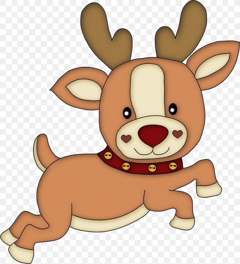 Puppy Reindeer Dog Clip Art, PNG, 870x958px, Puppy, Art, Birthday, Blue Snowman, Carnivoran Download Free