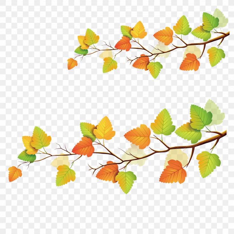 Autumn Leaf Color, PNG, 2917x2917px, Autumn Leaf Color, Autumn, Branch, Color, Floral Design Download Free
