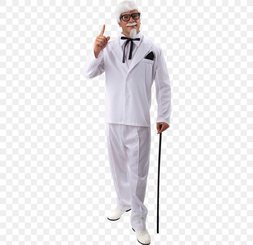 Colonel Sanders KFC Costume Party Fried Chicken, PNG, 500x793px, Colonel Sanders, Clothing, Costume, Costume Party, Dressup Download Free