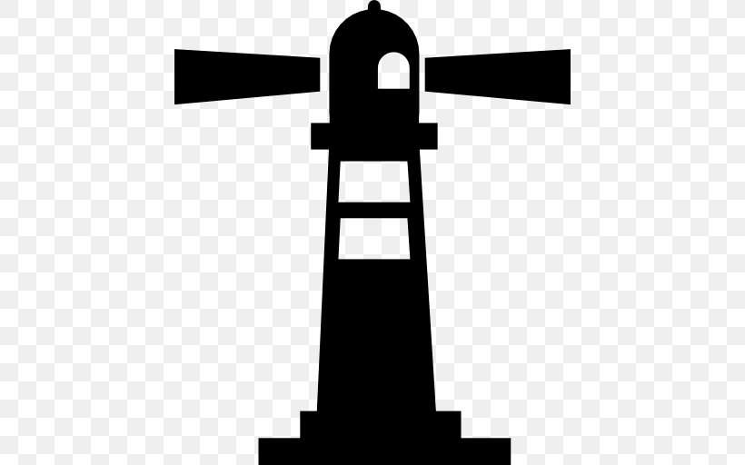 Icon Design Clip Art, PNG, 512x512px, Icon Design, Artwork, Black And White, Light, Lighthouse Download Free