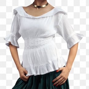 T-shirt - Blouse T-shirt Shoulder Sleeve PNG
