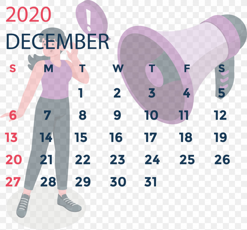 December 2020 Printable Calendar December 2020 Calendar, PNG, 3000x2795px, December 2020 Printable Calendar, Calendar System, December 2020 Calendar, Paper, Sea Download Free
