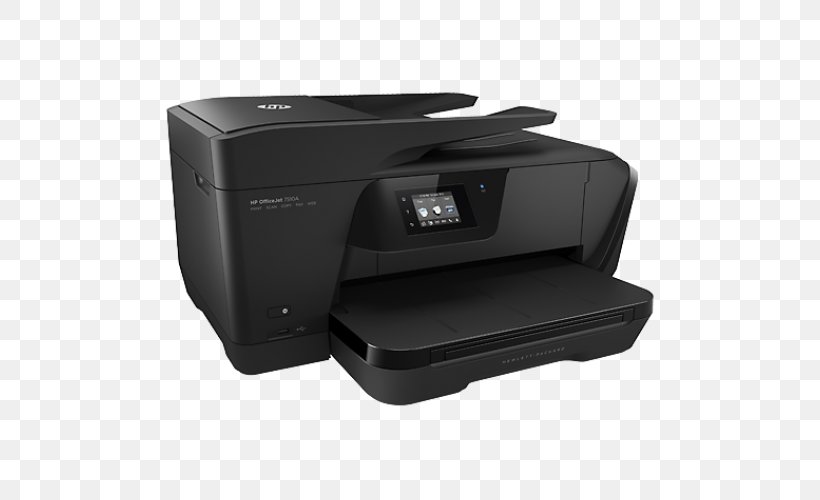 Hewlett-Packard HP Officejet 7510 Inkjet Printing Multi-function Printer Wide-format Printer, PNG, 500x500px, Watercolor, Cartoon, Flower, Frame, Heart Download Free