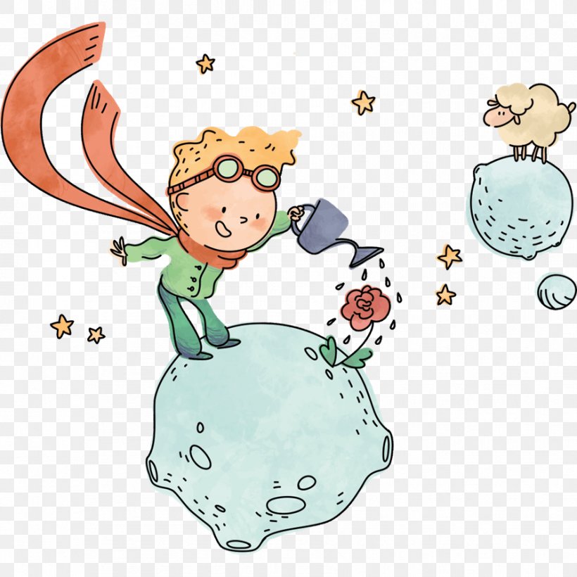 The Little Prince Gornate-Olona Child Sticker, PNG, 892x892px, Watercolor, Cartoon, Flower, Frame, Heart Download Free