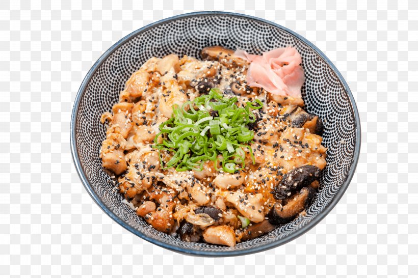 Asian Cuisine Donburi Katsudon Japanese Cuisine HANAYA SUSHI, PNG, 3861x2574px, Asian Cuisine, Chicken As Food, Cuisine, Dish, Donburi Download Free