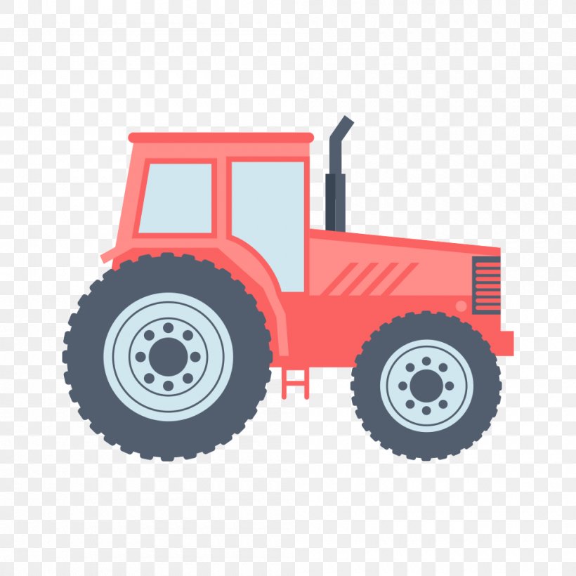 Tractor, PNG, 1000x1000px, Tractor, Agricultural Machinery, Agriculture, Automotive Design, Brand Download Free