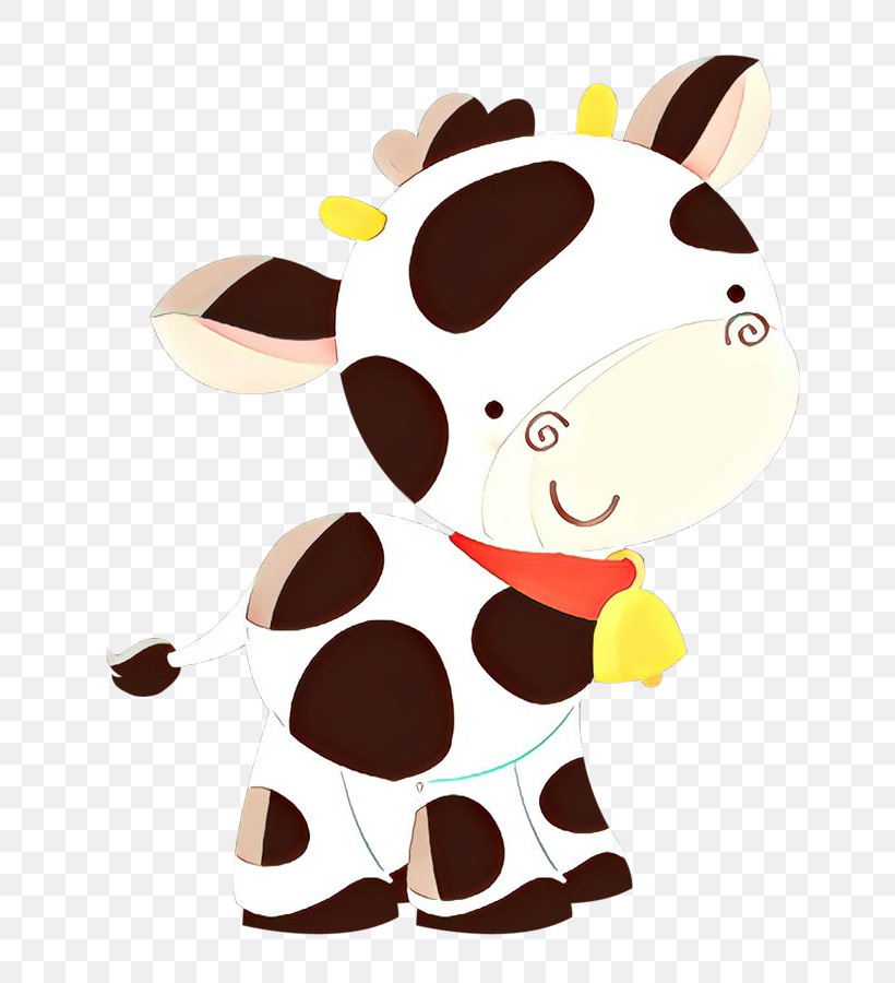 Cartoon Giraffe Giraffidae Snout Animal Figure, PNG, 696x900px, Cartoon, Animal Figure, Bovine, Dairy Cow, Giraffe Download Free