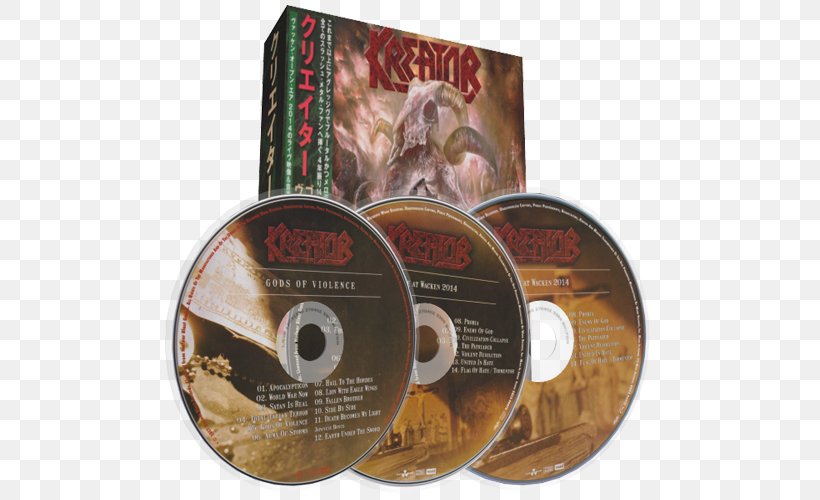 Gods Of Violence Kreator STXE6FIN GR EUR DVD, PNG, 500x500px, Gods Of Violence, Compact Disc, Dvd, Kreator, Stxe6fin Gr Eur Download Free