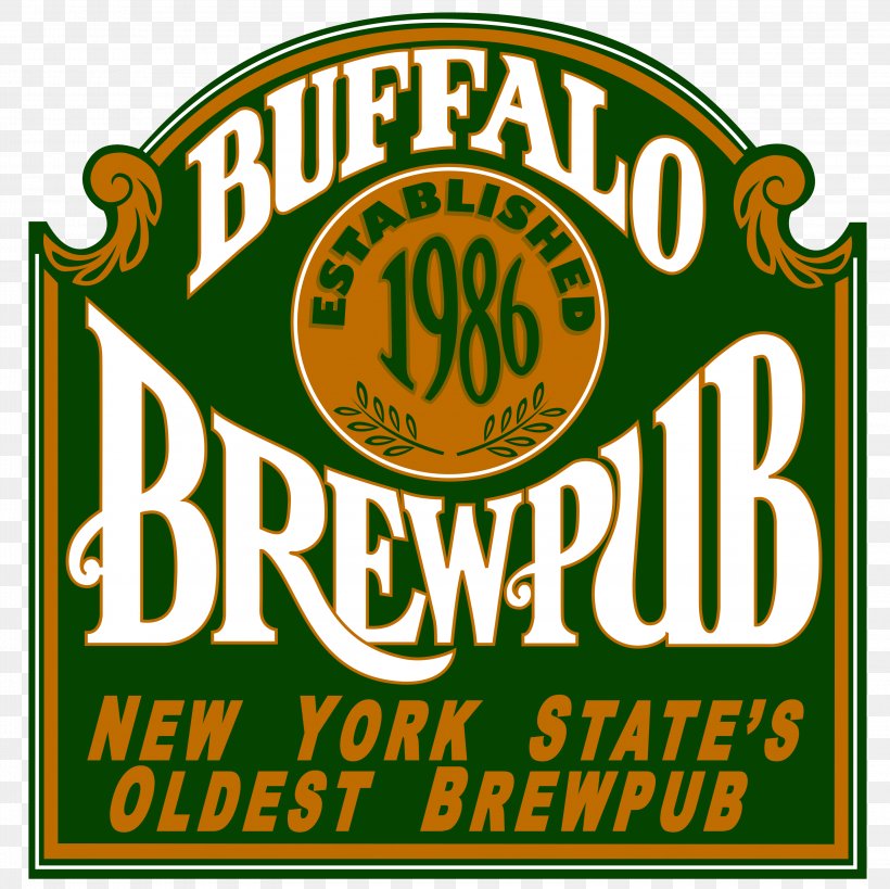 Logo Brand Buffalo Brewpub Font Product, PNG, 3200x3200px, Logo, Area, Brand, Label, Sign Download Free