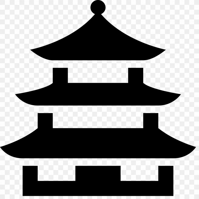 Clip Art, PNG, 1600x1600px, Pagoda, Artwork, Black, Black And White, Linkware Download Free