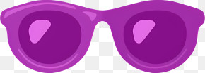 Icon - Purple Sunglasses Illustration For Fashion And Summer Themes PNG