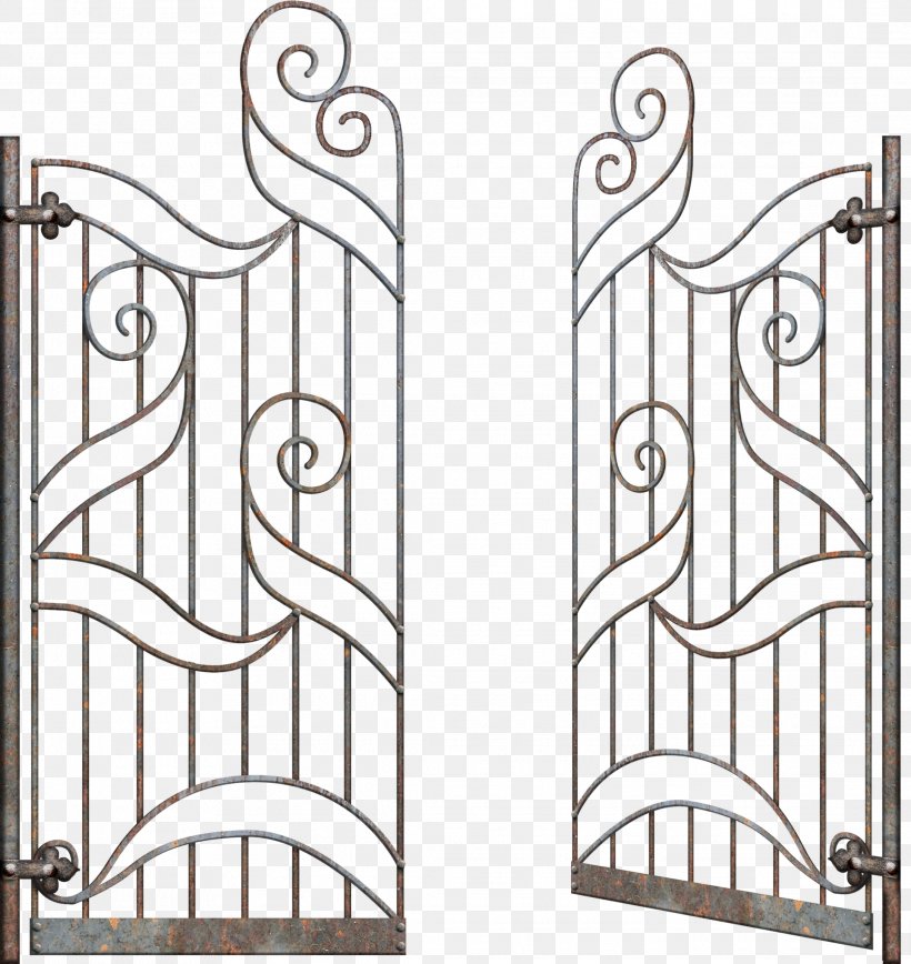 Iron Clip Art, PNG, 2171x2300px, Iron, Black And White, Building, Gate, Home Fencing Download Free