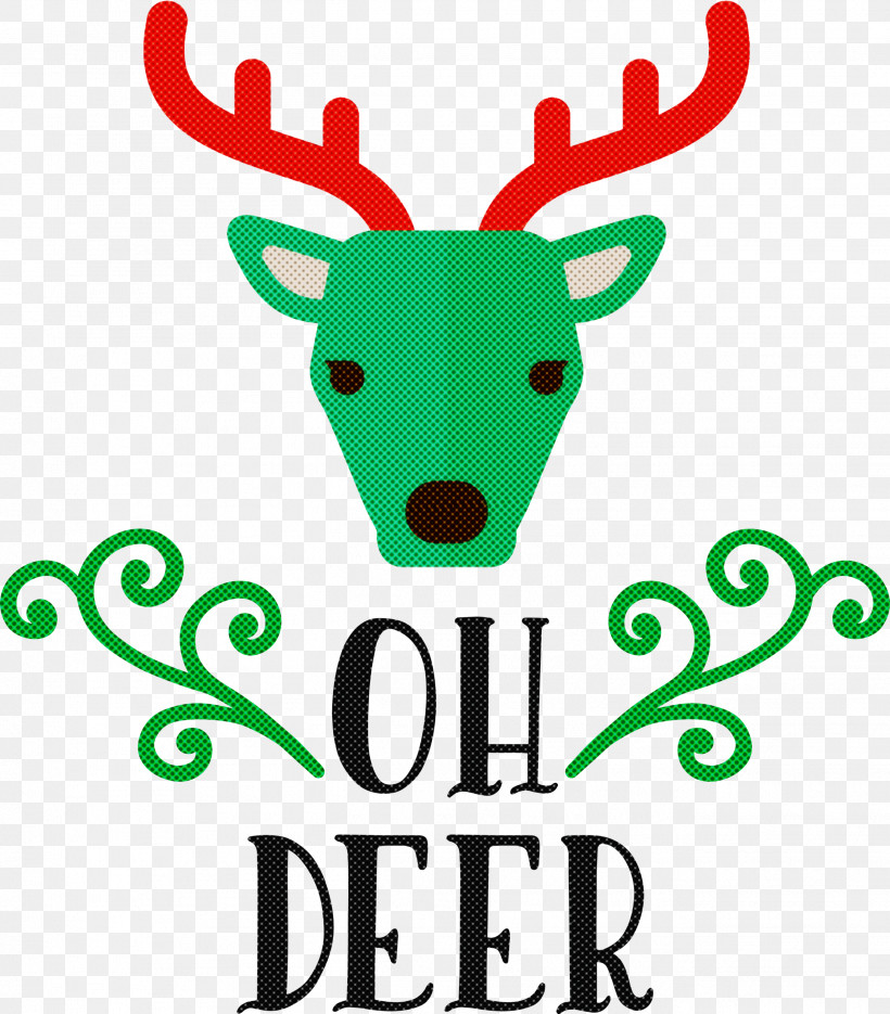 OH Deer Rudolph Christmas, PNG, 2631x3000px, Oh Deer, Antler, Christmas, Deer, Horn Download Free