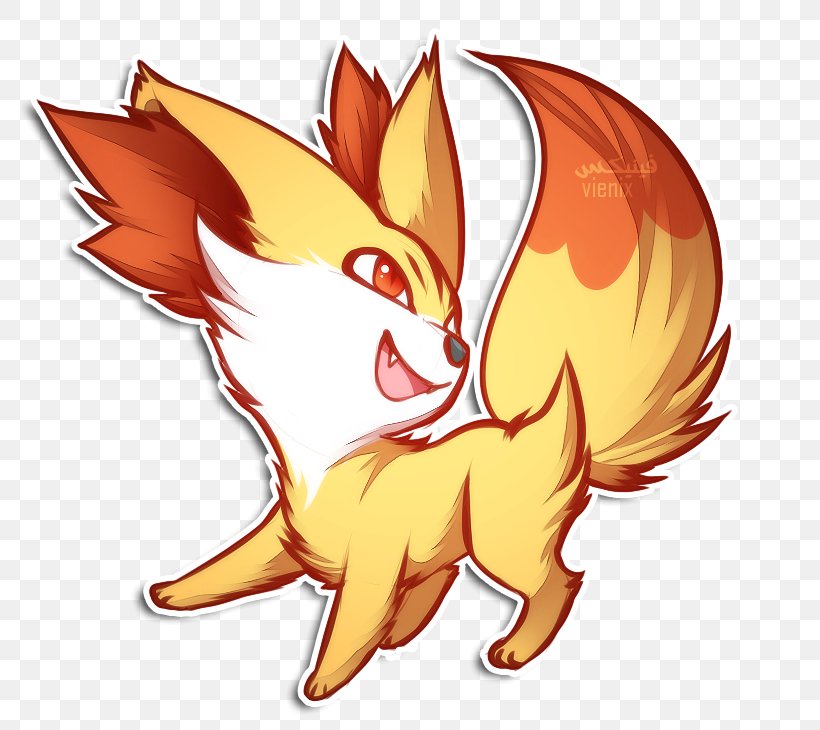 Pokémon X And Y Fennekin Fan Art, PNG, 790x730px, Watercolor, Cartoon, Flower, Frame, Heart Download Free
