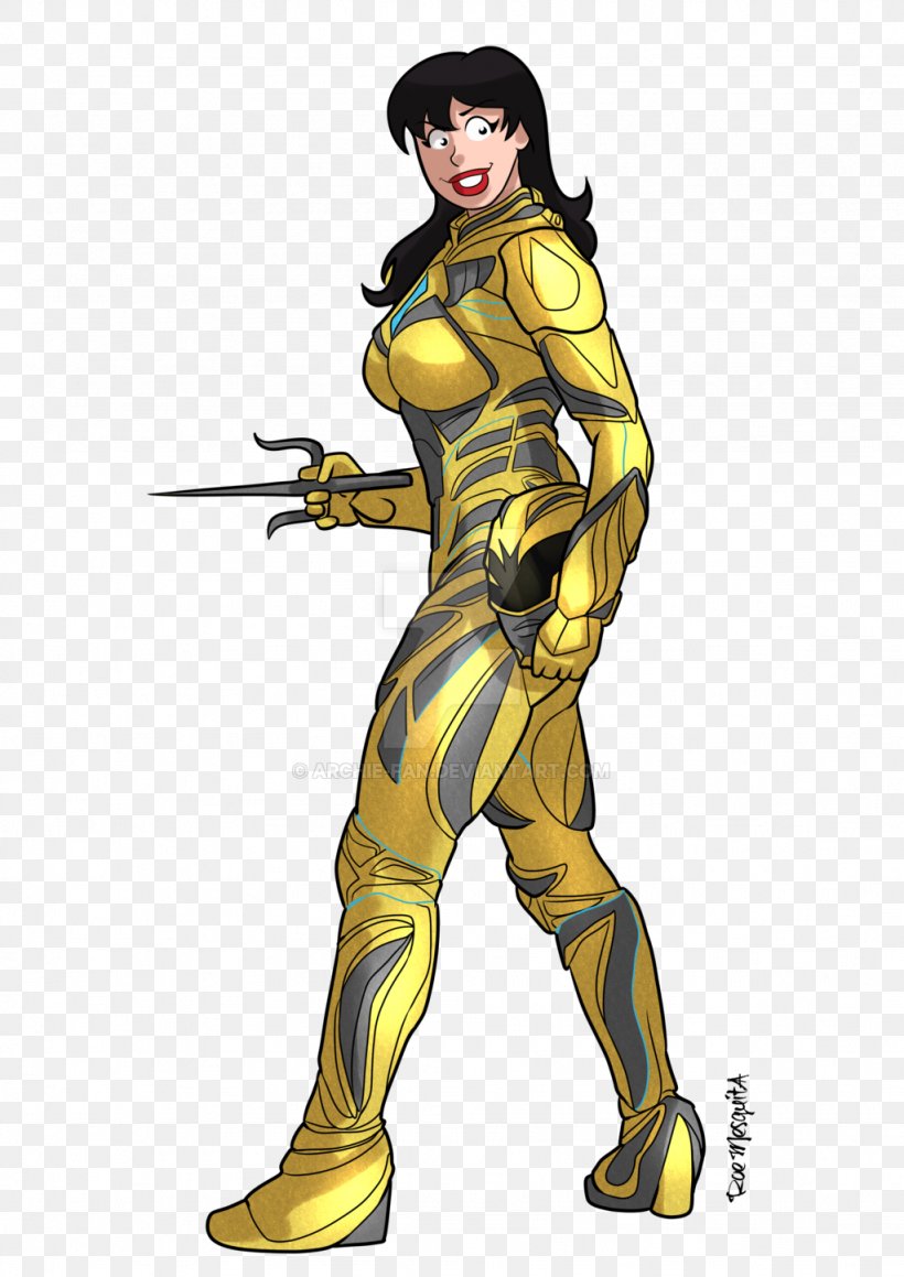 Veronica Lodge Trini Kwan Yellow Ranger Betty Cooper Art, PNG, 1024x1448px, 2017, Veronica Lodge, Archie Comics, Armour, Art Download Free