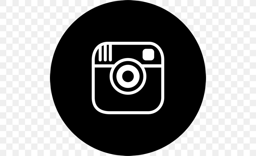 Logo Image Social Media Symbol, PNG, 500x500px, Logo, Black And White, Brand, Camera Lens, Decal Download Free