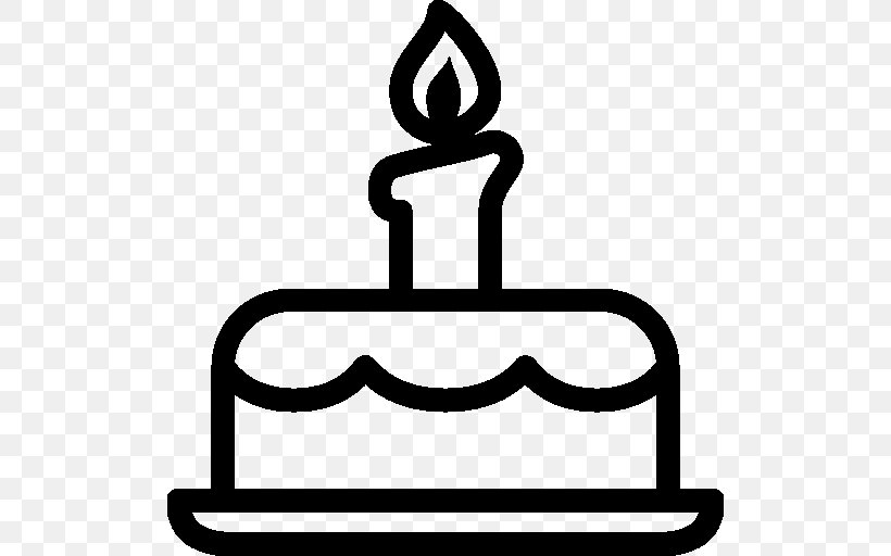 Birthday Cake Wedding Cake Cupcake Muffin, PNG, 512x512px, Birthday Cake, Area, Artwork, Birthday, Black And White Download Free