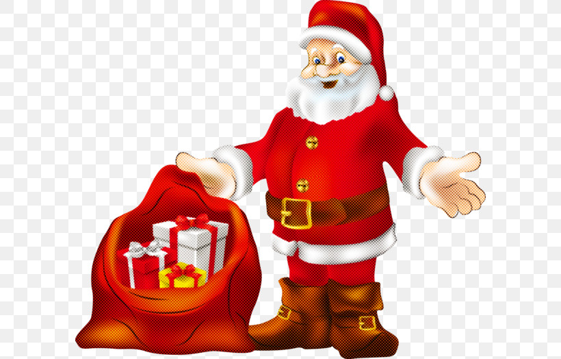Santa Claus, PNG, 600x524px, Santa Claus, Cartoon, Christmas, Christmas Eve, Figurine Download Free