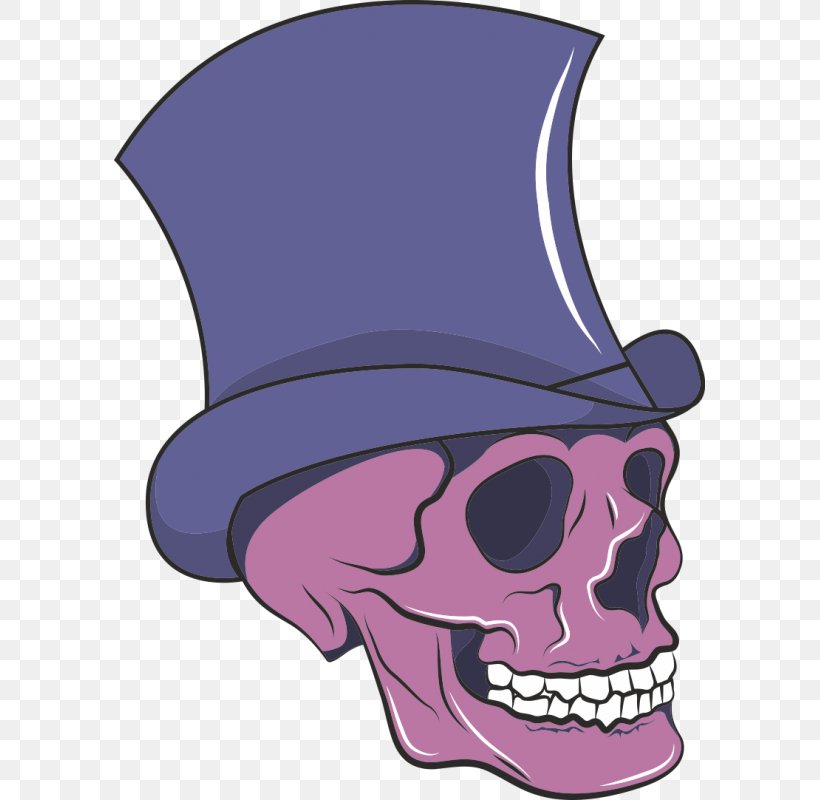 Skull Top Hat Headgear Clip Art, PNG, 800x800px, Skull, Bone, Cartoon, Clothing, Document Download Free