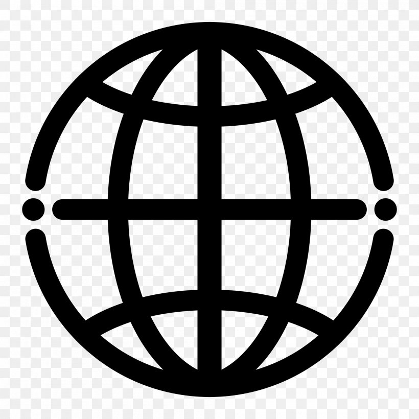 Globe Emoji Map, PNG, 2000x2000px, Globe, Area, Black And White, Brand, Earth Symbol Download Free