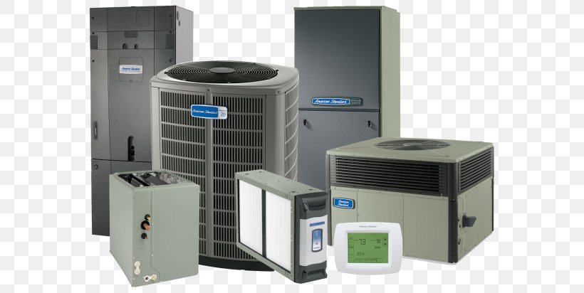 Furnace HVAC Air Conditioning Heating System Refrigeration, PNG, 640x412px, Furnace, Air Conditioning, Boiler, Central Heating, Duct Download Free
