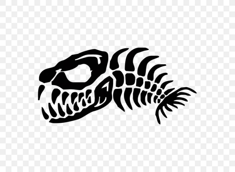 Logo Fish Human Skeleton Northern Pike, PNG, 600x600px, Logo, Advertising, Black And White, Bone, Death Download Free